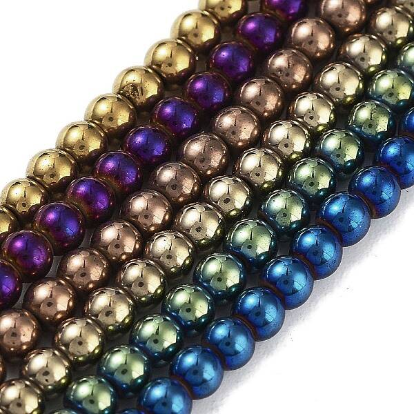 Synthetic Magnetic Hematite Beads Strands