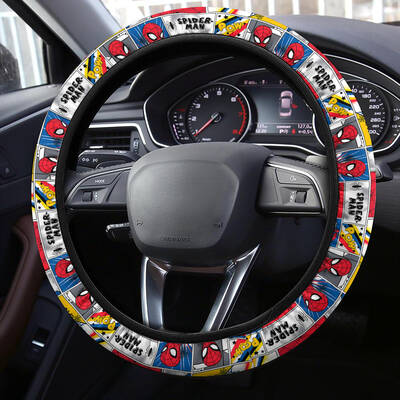 Spiderman Steering Wheel Cover