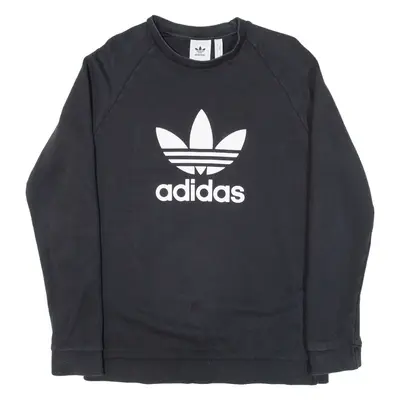 ADIDAS Mens Sweatshirt Black M