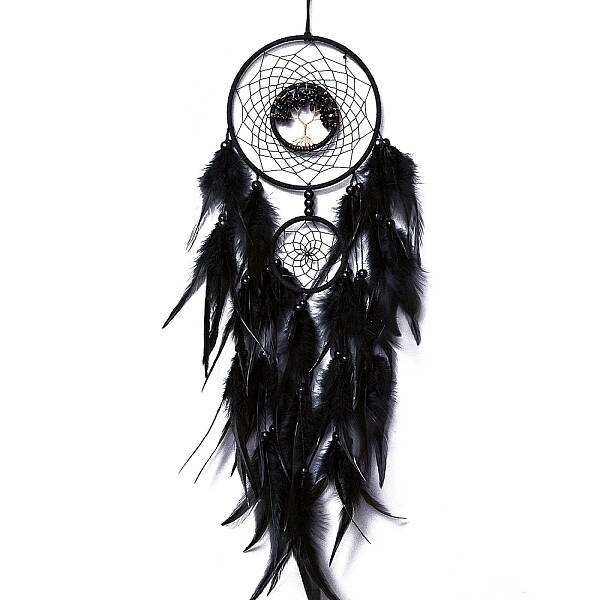 Iron & Glass Chips Pendant Hanging Decoration