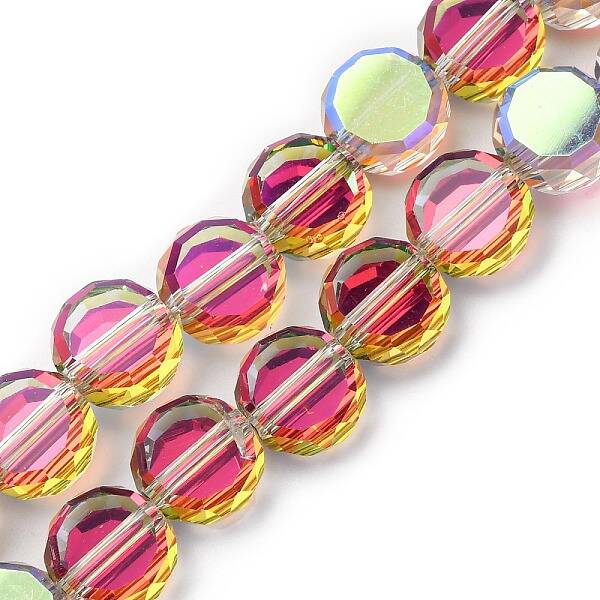 Electroplate Glass Beads Strands