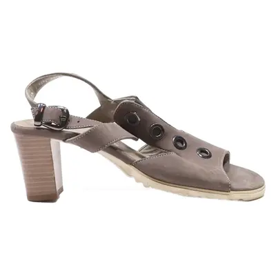 ARA Strappy Heels Grey Suede Womens UK 4.5