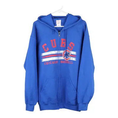 Chicago Cubs Campus Lifestyle Hoodie - Large Blue Cotton
