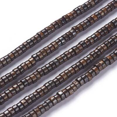 Natural Bronzite Bead Strands