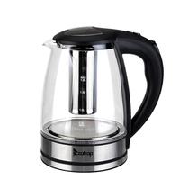 ZOKOP 1800W/1.8L Electric Glass Kettle with Infuser, LED Light, Auto 5 Minutes Shut-off, Boil Dry, Overheat Protection, BPA-F...