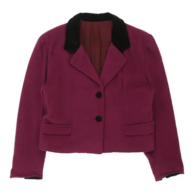Vintage Unbranded Blazer - XS Red Polyester