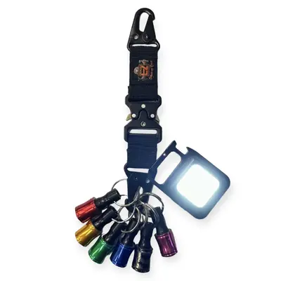 Keychain EZ Clip 1/4 inch Quick Release Bit Holder