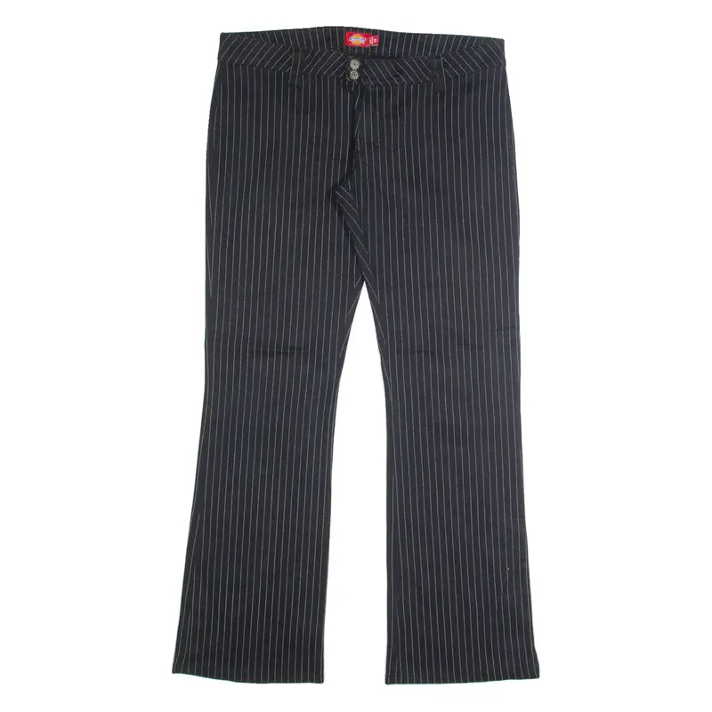DICKIES Mens Trousers Black Regular Bootcut W36 L32