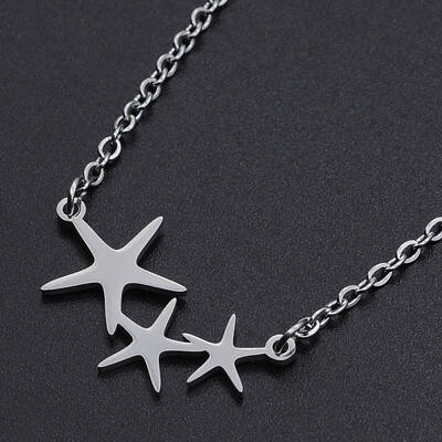 Non-Tarnish 201 Stainless Steel Pendant Necklaces