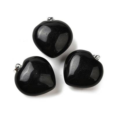 Natural Obsidian Pendants