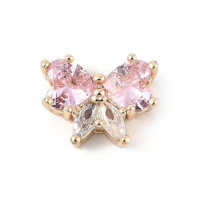 Brass Micro Pave Cubic Zirconia Pendants