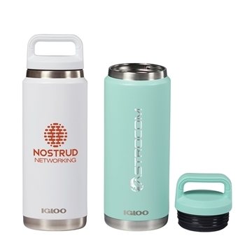 6 Customized Igloo 26 oz Vacuum Insulated Bottle - 48hr Cold & ...