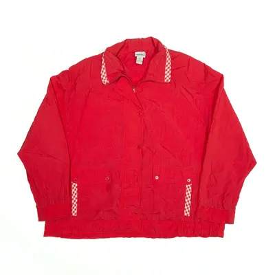 KORET FRANCISCA Chore Jacket Red Womens XL