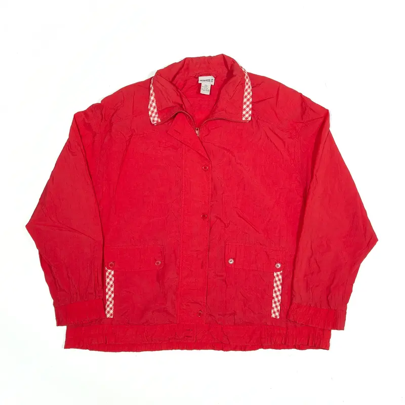 KORET FRANCISCA Chore Jacket Red Womens XL