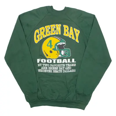 TULTEX Green Bay NFL Mens Sweatshirt Green USA 2XL