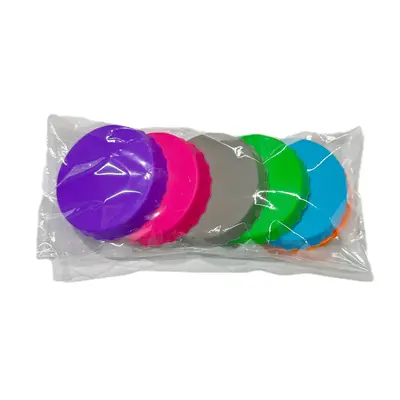 Colorful Silicone Can Lid, 6pcs Soft Sealing Can Cap for Beverage, Portable Mini Multi-purpose Can Protective Cover, Kitchen ...