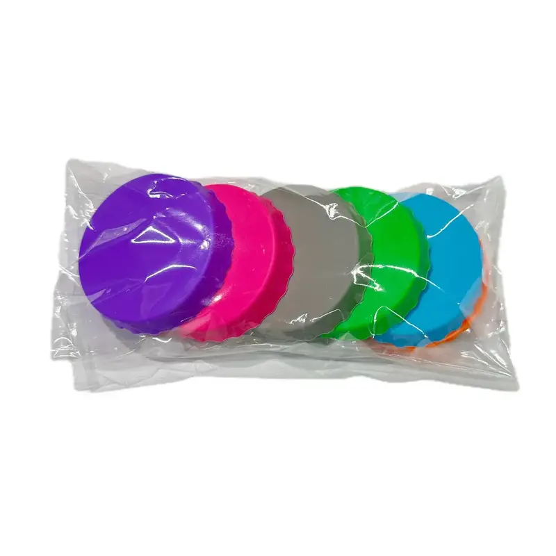 Colorful Silicone Can Lid, 6pcs Soft Sealing Can Cap for Beverage, Portable Mini Multi-purpose Can Protective Cover, Kitchen ...