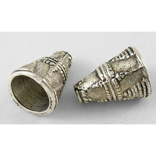 Tibetan Style Alloy Bead Cone