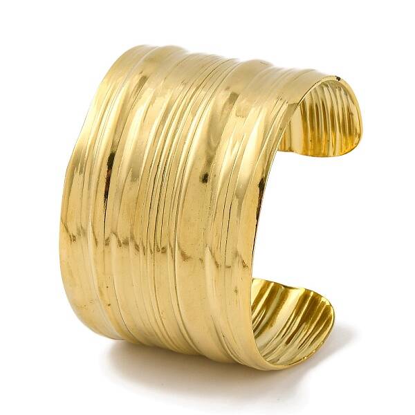 Ion Plating(IP)  304 Stainless Steel Cuff Bangles for Women