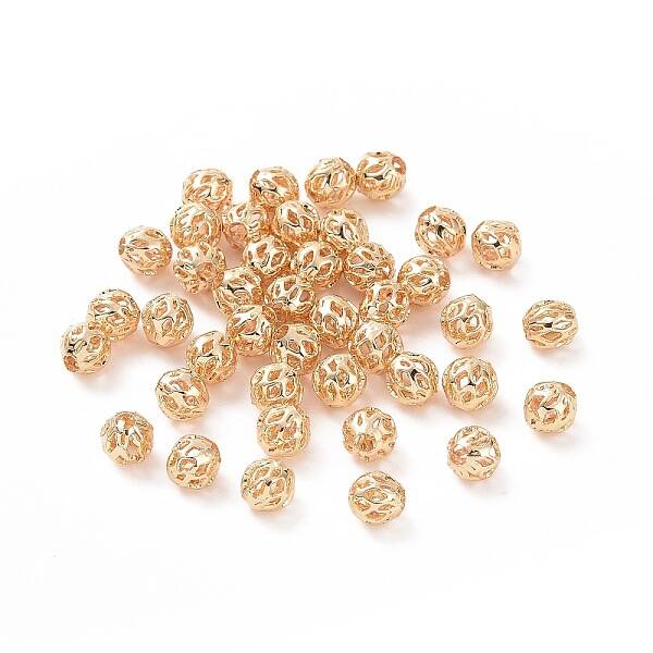 Brass Hollow Beads