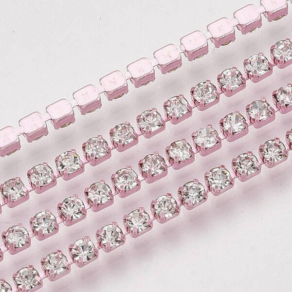 Electrophoresis Iron Rhinestone Strass Chains