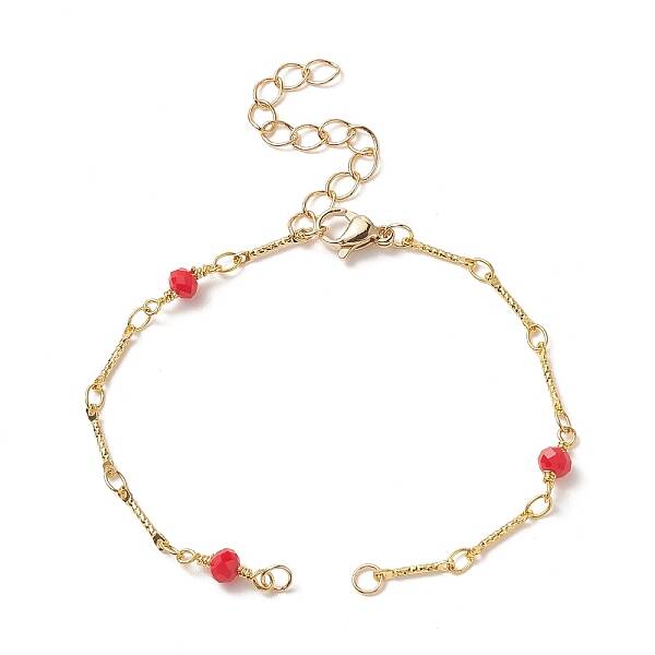 Glass Bead Chain Bracelet Making