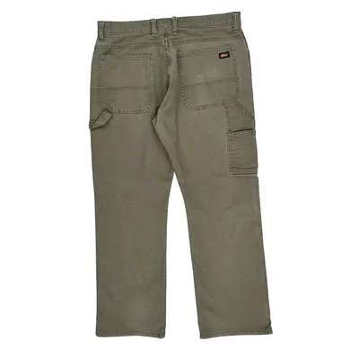 Dickies Cargo Carpenter Trousers - 36? Waist Grey Cotton Blend