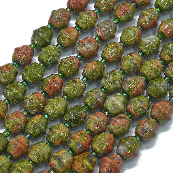 Natural Unakite Beads Strands