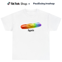 Faguette Pride shirt, Funny Pride French Gay Joke Unisex Tee | LGBT Baguette T-Shirt, Gift for Gay Friend, Stupid Meme Shirt ...