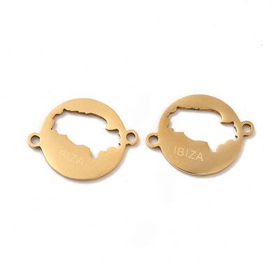 201 Stainless Steel Connector Charms