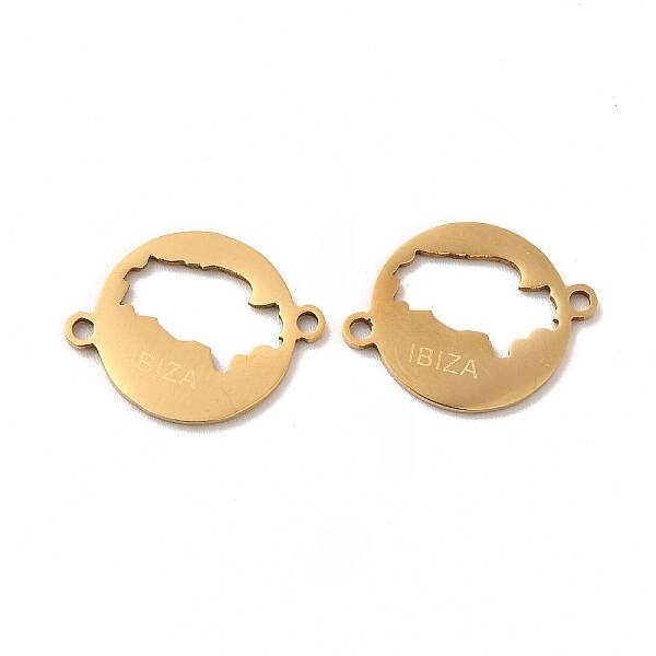201 Stainless Steel Connector Charms