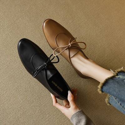 CHIKO Basia Round Toe Block Heels Oxfords Shoes
