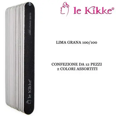 Le kikke nail file 100/100 in blister 6 pcs