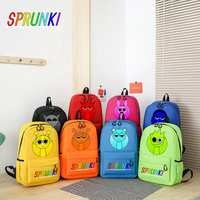 Sprunki Incredibox SchoolBag Primary School Bookbag Large-capacity Cartoon Anime Knapsack High-quality Backpack Laptop Bag Gi...