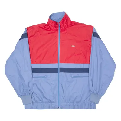 ALPIN Mens Track Jacket Blue 90s Colourblock XL
