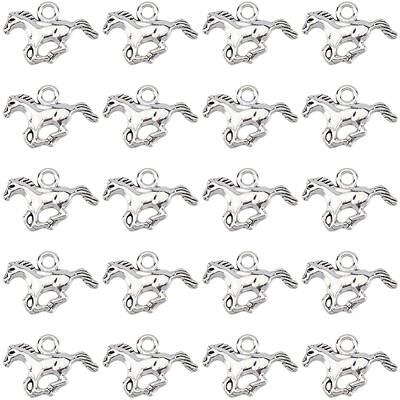 120Pcs Tibetan Style Alloy Pendants
