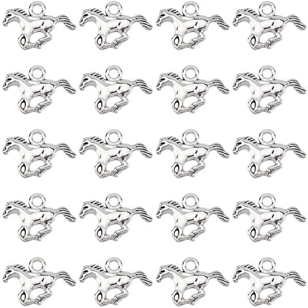 120Pcs Tibetan Style Alloy Pendants