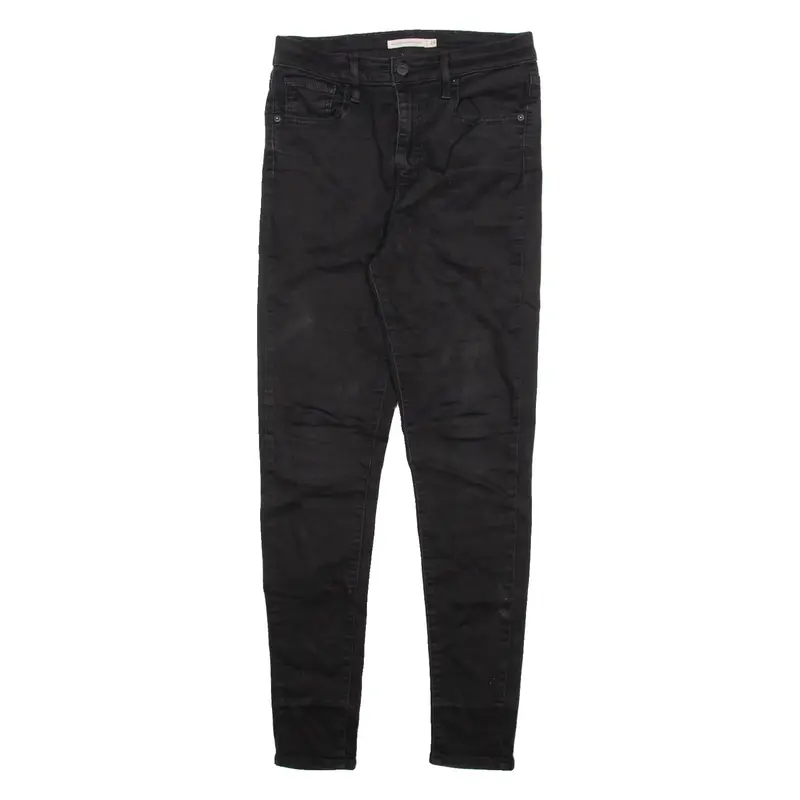 LEVI'S Mile High Womens Jeans Black Slim Skinny W29 L30