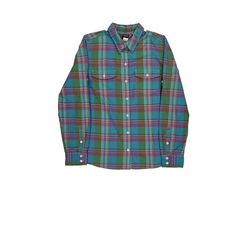 Patagonia Checked Shirt - Medium Multicoloured Nylon Blend