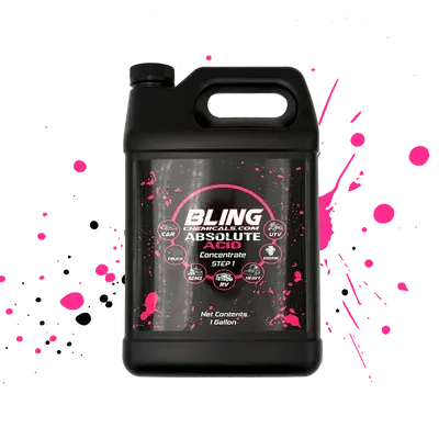 Bling Chemicals - Absolute Acid 1 Gallon Jug - Powerful Acid-Based Solution for Rust Removal, Hard Water Stains & Wheel clean...