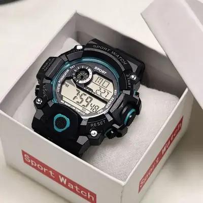 Students And Children's Watch Primary Secondary School Boys Girls Teens Alarm Clock Luminous Sports Electronic Black Blue