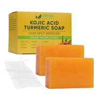 AMVital Turmeric Kojic Acid Retinol, Shea Butter Brightening Moisture soap Face Body Acne & Exfoliating bar whitening acid so...