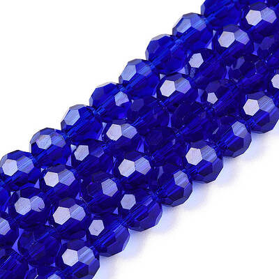 Transparent Glass Beads Strands