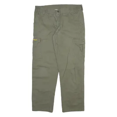 BERNWALT Cargo Mens Trousers Grey Regular Straight W34 L30