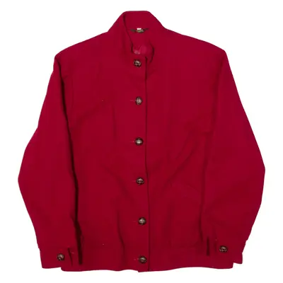 Overcoat Jacket Red Womens M