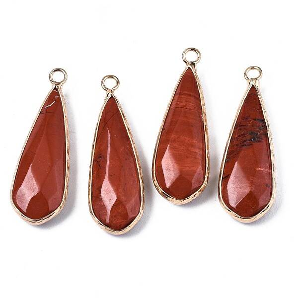 Natural Red Jasper Pendants
