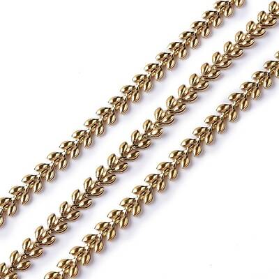 Ion Plating(IP) 304 Stainless Steel Cobs Chains