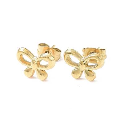 Ion Plating(IP) 304 Stainless Steel Stud Earring for Women