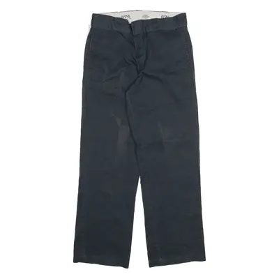 DICKIES 874 Workwear Mens Trousers Blue Regular Straight W29 L28