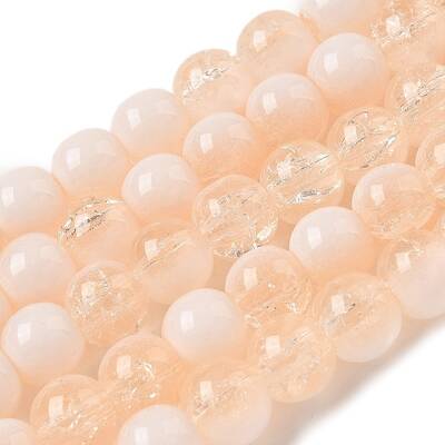 Crackle Glass Beads Strands